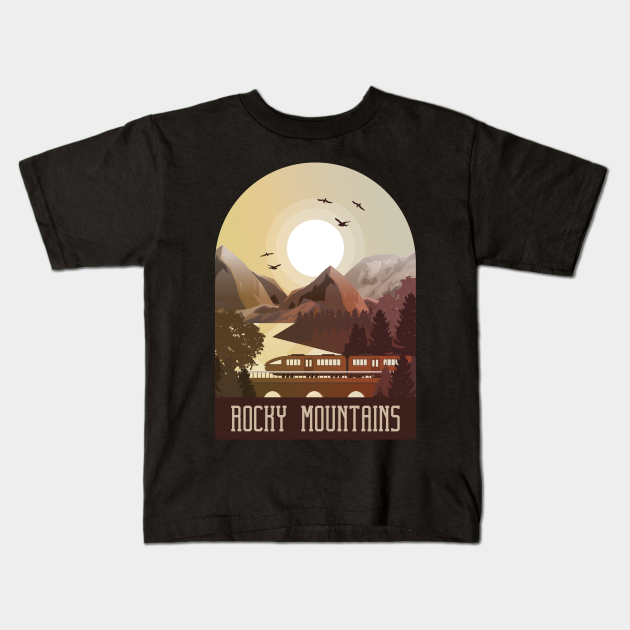 Rocky Mountains National Park Hiker Gift Rocky Mountains Kids T